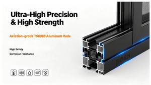 Ventana Abatible de Aluminio Prefabricada en Oferta, con Triple Vidrio Aislante, Insonorizada y Resistente al Viento, para Exteriores de Viviendas - Product Image 2