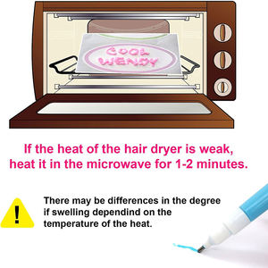 منتفخ 3D فن سحري ملون ديي فقاعة الفشار رسم أقلام فشار ملونة للفتيات - Product Image 4