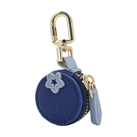 Gantungan Kunci Carabiner Kulit PU Merek Tianxin yang Tahan Lama, Ramah Lingkungan, dan Lucu Berbentuk Buah untuk Ulang Tahun (Stroberi, Lemon, Apel)