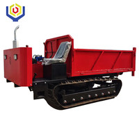 Mini-tracteur amphibie à chenilles Taishan Niu, à faible vitesse, auto-chargeant, tout-terrain, capacité de charge de 3 tonnes, moteur diesel Changfa 26 CV, 1 pompe, 1 boîte de vitesses