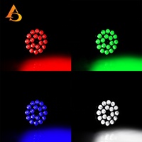Projecteur LED Par AICPOSE de haute qualité en plastique pour scène, 18x10w Rgbw 4en1, projecteur LED Par fin