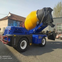Camion malaxeur à béton autochargeur LZ3500 de 3,5 m³ de nouvelle conception, vente chaude de l'usine LUZUN