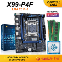 Kit carte mère HUANANZHI X99 Combo E2690 V4 2683 V4 2650 V4 P4F 8G 16G Ram Processeur