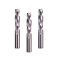 Pisau Pemotong Tepi Ganda Berlapis Karbida Altin ODM CNC Endmill untuk Pemotongan Papan Densitas PVC dan Pengerjaan Kayu