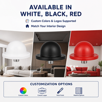 Antenne de plafond omnidirectionnelle 5dBi 2400-7000MHz Wi-Fi 6E 5G intérieure avec connecteur N femelle pour la distribution de signal dans les bureaux, hôtels et centres commerciaux