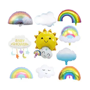 Baby Shows Kinds Of Cloud Shape Party Helium Foil Balloons Party Decoration Balloon