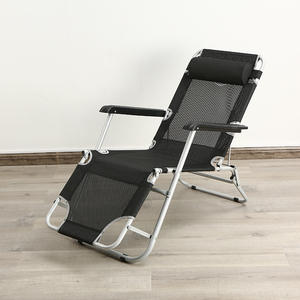 Chaise longue pliante de terrasse moderne en acier inoxydable confortable et luxueuse à prix avantageux - Product Image 3