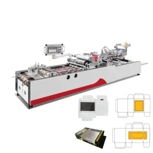 Hoge Kwaliteit Automatische Pvc Film Raam Patching Machine Film Lijmen Machine Voor Tissue Box