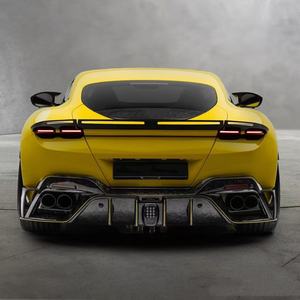 Kit carrosserie en fibre de carbone sèche <span class=keywords><strong>pour</strong></span> <span class=keywords><strong>Ferrari</strong></span> Roma, pare-chocs avant et arrière Roma MSY, jupes latérales, spoilers, capot, lèvre avant Roma, diffuseur - Product Image 3