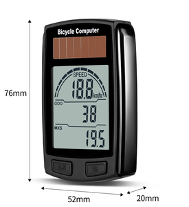 <span class=keywords><strong>Compteur</strong></span> de vélo sans fil multifonctionnel avec moniteur de fréquence cardiaque, ordinateur de vélo, cyclomètre - Product Image 5