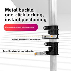 <span class=keywords><strong>Niveau</strong></span> <span class=keywords><strong>laser</strong></span> en acier à 360 degrés avec 12 lignes <span class=keywords><strong>laser</strong></span> vertes, <span class=keywords><strong>tige</strong></span> télescopique, garantie pour les projets de bricolage - Product Image 5