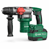 Marteau perforateur rotatif sans fil sans balais de marque, batterie au lithium rechargeable, outil électrique multifonctionnel de qualité industrielle