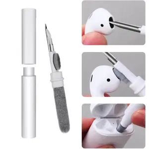 Herramienta de limpieza de auriculares <span class=keywords><strong>Bluetooth</strong></span> para <span class=keywords><strong>Airpods</strong></span> Pro 3 2 1, estuche de auriculares duradero, Kit de limpiador, cepillo de limpieza, bolígrafo para <span class=keywords><strong>Xiaomi</strong></span> Airdots 3Pro - Product Image 5