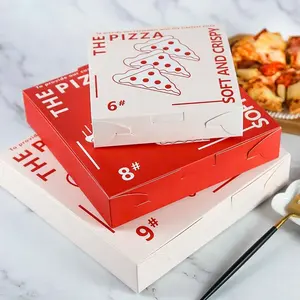 도매 에코 12 14 15 18 인치 35cm 골판지 사용자 정의 인쇄 라운드 크래프트 종이 피자 상자 로고