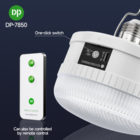Ampoule d'urgence haute puissance 100W, lampe rechargeable, connectable directement, télécommande multi-vitesses