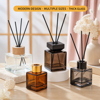 Grand flacon diffuseur personnalisé en céramique, flacon diffuseur en verre avec boîte