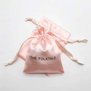 Custom Logo Eco-Friendly Canvas Cotton <b>Drawstring</b> Pouch Bag Simple Style - Product Image 3