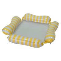 Strand-Armschwimmhilfe, Schwimmfloß für Kinder, Schwimmring aus PVC-Gewebe mit Netz