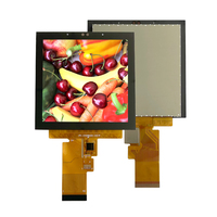Pantalla LCD TFT IPS de 4 Pulgadas 480x480 con Interfaz RGB 3SPI, Brillo de 420 Nits y Panel Táctil para Aplicaciones Inteligentes HMI