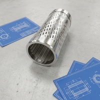Pabrik Profesional Kustom 304 316L V-Wire Tabung Filter Pengeboran Pengendali Pasir Tahan Hancur Tinggi Saringan Sumur Baja Tahan Karat