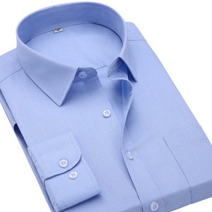 Camicia Formale da <span class=keywords><strong>Uomo</strong></span> <span class=keywords><strong>Taglie</strong></span> <span class=keywords><strong>Forti</strong></span> a Maniche Lunghe con Colletto Classico, Camicia Business Classica - Product Image 2