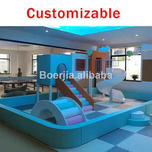 Équipement de terrain de jeu intérieur pour enfants, design personnalisé sûr et doux, avec piscine à balles colorée pour parc intérieur commercial - Product Image 4