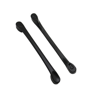 JFS Aluminum Alloy Thumb Pull Cabinet Handle Modern Design Easy Installation <b>White</b> Black - Product Image 5