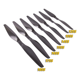 Hélices de fibra de carbono 1155, par para drones, multicópteros, accesorio para modelos de aviones RC - Product Image 1