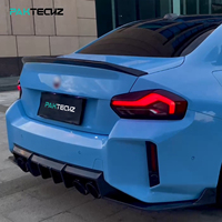 Kit carrosserie en fibre de carbone sèche préimprégnée Paktechz, diffuseur de pare-chocs arrière Ver 1 pour BMW M2 G87