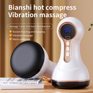Masseur électrique de corps de soulagement de muscle de vibration de chauffage pour l'application de Gua Sha de dos de jambes de pieds - Product Image 5