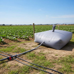 Vente en gros d'usine, réservoir d'eau en PVC, flexible, pliable, pour la récupération de l'eau de pluie, fabriqué en plastique pour l'arrosage - Product Image 1