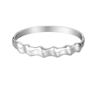 Ensemble de bracelets hypoallergéniques en acier inoxydable pour hommes et femmes, bracelet géométrique minimaliste empilable, bijoux unisexes