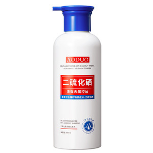 Aoduo Champú con disulfuro de selenio 400 ml anticaspa para cabello graso - Product Image 2