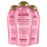 GREENLEM Gel Douche Hydratant à la Rose et au Sel Marin pour Femmes Peau Normale Marque Privée