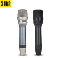 Mikrofon Dinamis Genggam Profesional XTUGA S-118 Berbahan Logam untuk Karaoke, Pidato, dan Bernyanyi