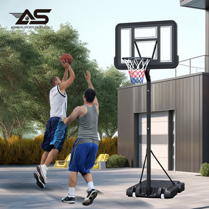 Support de cerceau de <span class=keywords><strong>basket</strong></span>-ball réglable en hauteur de 7.5 à 10 pieds Support de panneau arrière en verre trempé de 18 pouces Jante de <span class=keywords><strong>basket</strong></span>-ball Utilisation intérieure <span class=keywords><strong>Filet</strong></span> inclus - Product Image 6