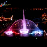 Fuente Decorativa Urbana Optimum Show, Construcción de Acero Inoxidable, Luces RGB DMX 512, Garantía de 2 Años - China