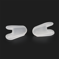 99insole Coussinets d'avant-pied en silicone à 2 trous, Séparateurs d'orteils individuels pour pédicure, Écarteurs d'orteils, Séparateurs d'orteils SEBS