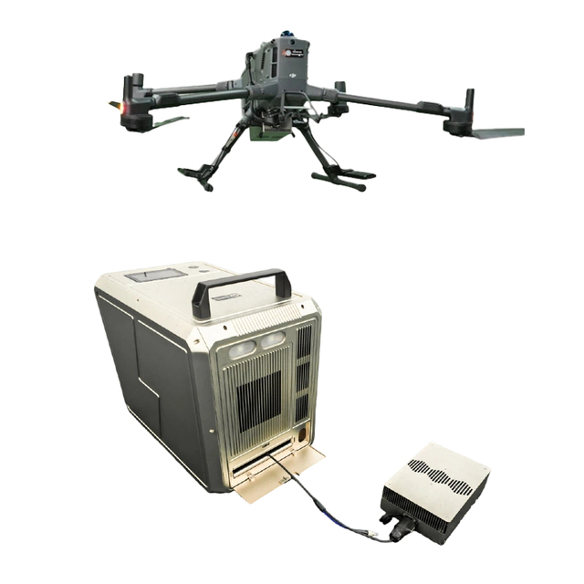 6kw High-Altitude Tethered Power System for Drones Persistent Aerial Communication Relay for Field Operations