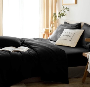 Juego de Sábanas <span class=keywords><strong>Ashley</strong></span> Taylor Serie 2000, 6 Piezas, Microfibra de Fácil Cuidado, Color Negro Completo, Venta al Por Mayor - Product Image 4