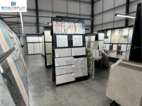 2024 Offre Spéciale affiche taille personnalisée Double côtés panneau mural réglable présentoir de carreaux de céramique marbre Quartz granit support