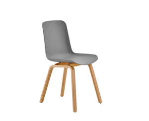 PP Fiber Reinforced <b>Stackable</b> <b>Dining</b> <b>Chairs</b> Wood Legs-Modern Design for Home Commercial Use (Entry Hotels) | 3-Year Warranty - Product Image 5