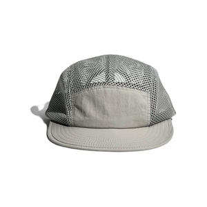 Casquette de camping en polyester à 5 panneaux avec logo imprimé classique Casquette de course respirante en maille pour camping Snapback - Product Image 1