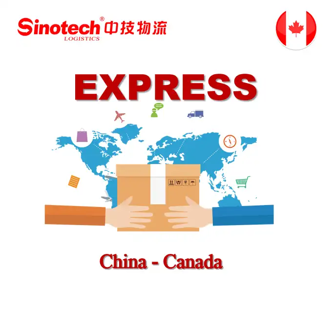 Envío exprés internacional de China a Canadá, Dhl, Ups, Fedex, Tnt