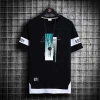 T-shirts décontractés grande taille pour hommes en gros pour l'été T-shirt en toile régulier à séchage rapide respirant Caractéristiques T-shirt vintage