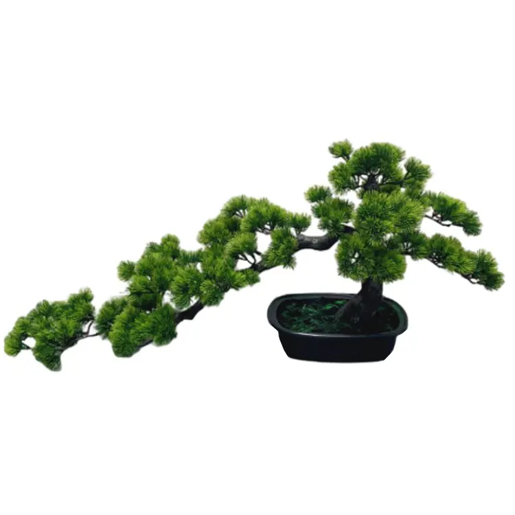 Factory Direct Artificial Pine Needle Tree Bonsai Indoor Tabletop Landscape Kunstpflanze Plantas Artificiales Decoracion Arboles