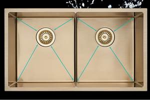 Fregadero de cocina multifuncional moderno de acero inoxidable, de un solo tazón, bajo encimera, con nanotecnología de oro engrosado, fabricado a máquina para el hogar. - Product Image 4