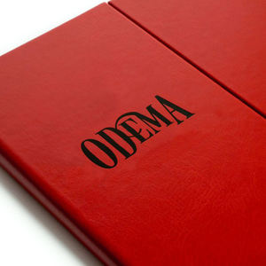 Porte-menu en cuir pour restaurant, style portefeuille, avec coins renforcés, 3 pages, faible quantité minimale de commande (MOQ) - Product Image 3