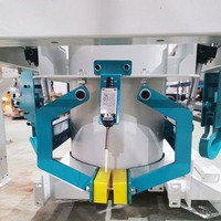 500kg jumlah besar makanan ikan makanan hewan kompos kemasan besar tas otomatis Palletizer Robot Stacker kemasan garis mesin