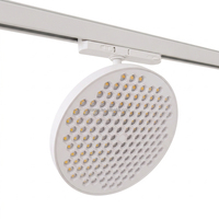 RONSE Projecteur sur rail commercial en aluminium moderne, forme nid d'abeille, LED, 3000K 4000K 5000K 6000K CRI 90